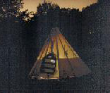 Tipi at Night